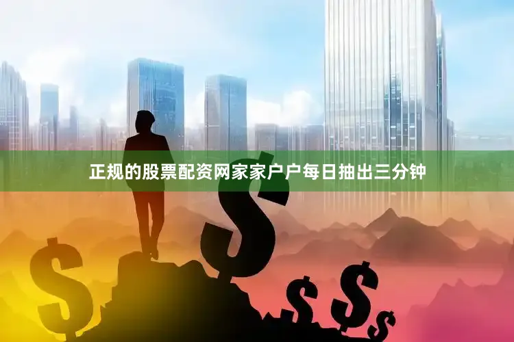 正规的股票配资网家家户户每日抽出三分钟