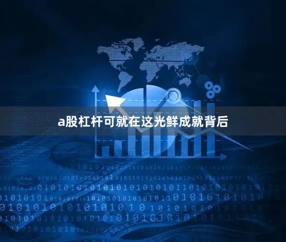 a股杠杆可就在这光鲜成就背后